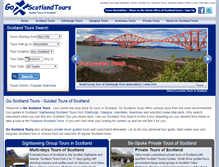 Tablet Screenshot of goscotlandtours.com